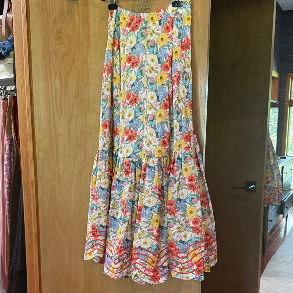 Loeffler Randall Floral Maxi Skirt - Multicolor